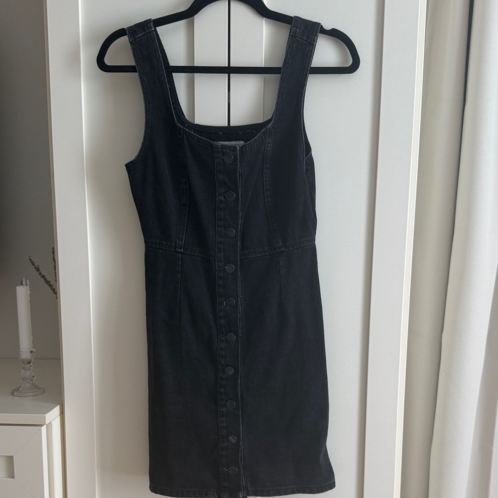 Urban Outfitters Black Denim Mini Dress size 0